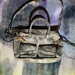 AIMEE KESTENBERG Leather Mulit-Pocketed Satchel